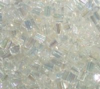 50g 5x4x2mm Crystal Lustre Tile Beads